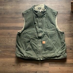 Green carhartt vest